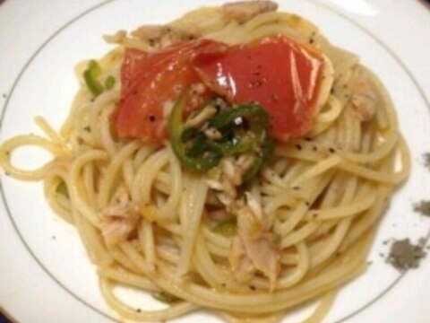 シンプルで簡単、夏野菜パスタ